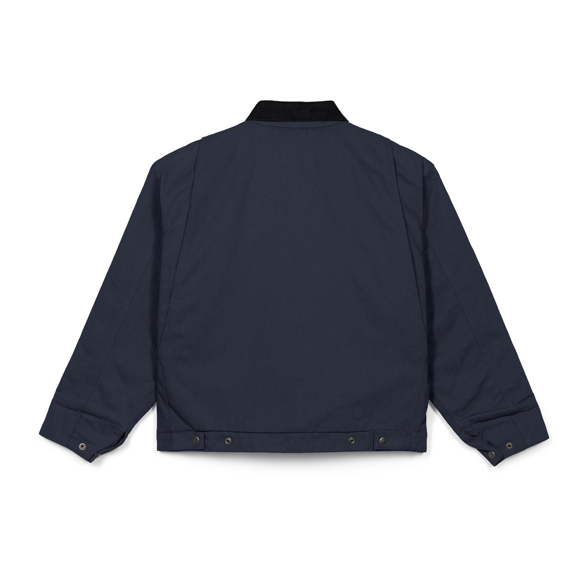 NOBLE Work Jacket with Green Floral Patch — Heavy Duck Cloth Coat