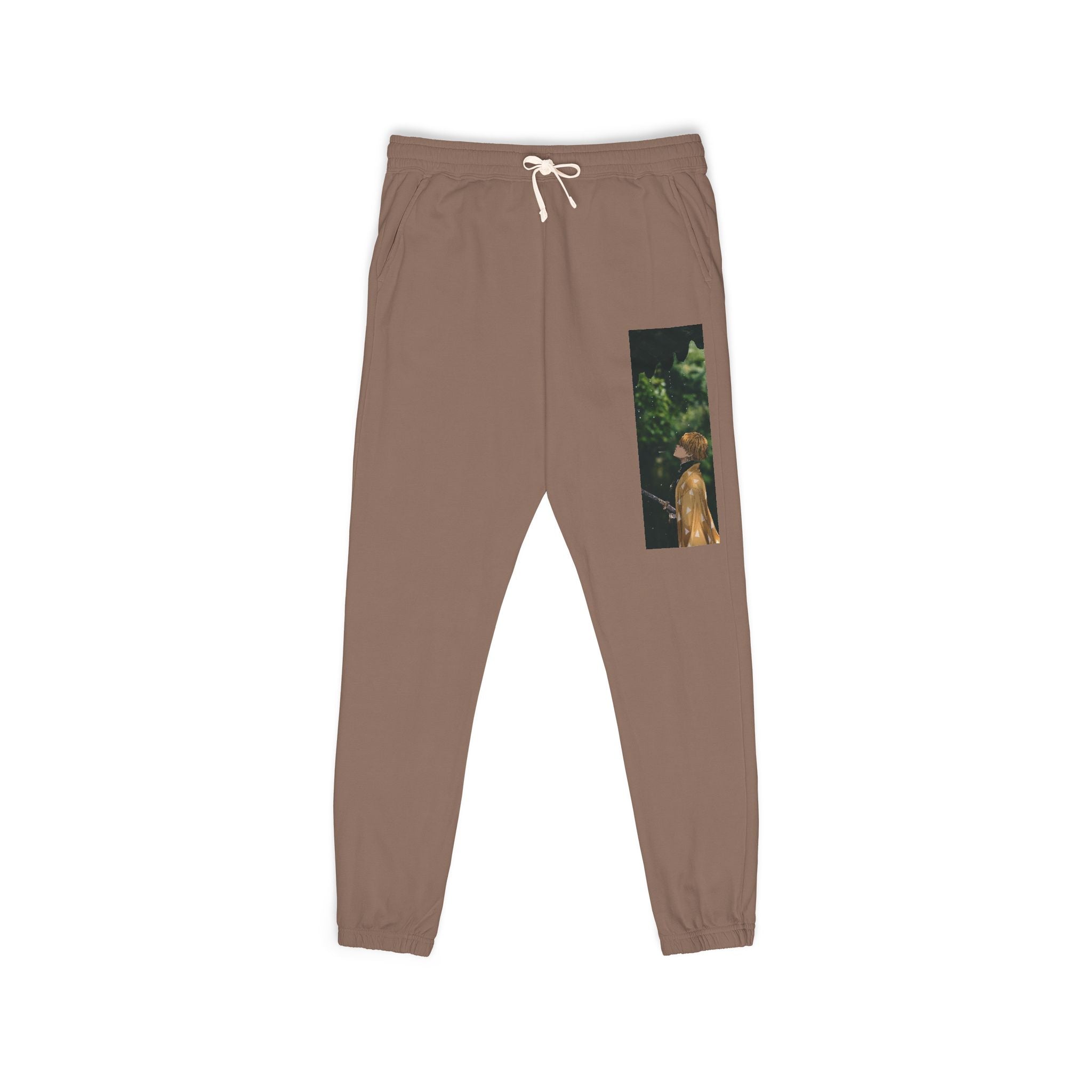 NOBLE Forest Muse Sweatpants — Vintage Nature Graphic Fleece Joggers