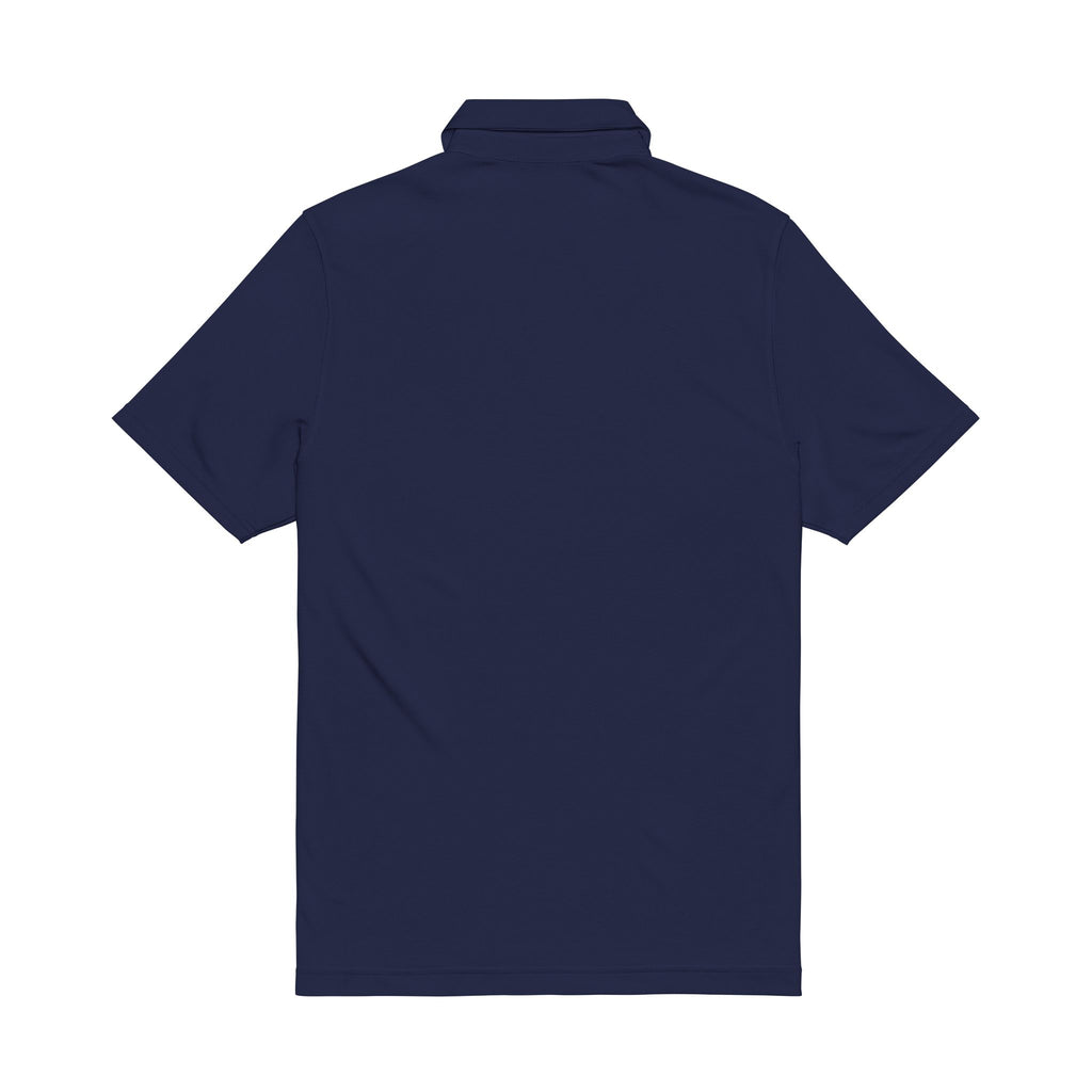 NOBLE Embroidered Floral Crest Polo — Men's Performance Golf Polo