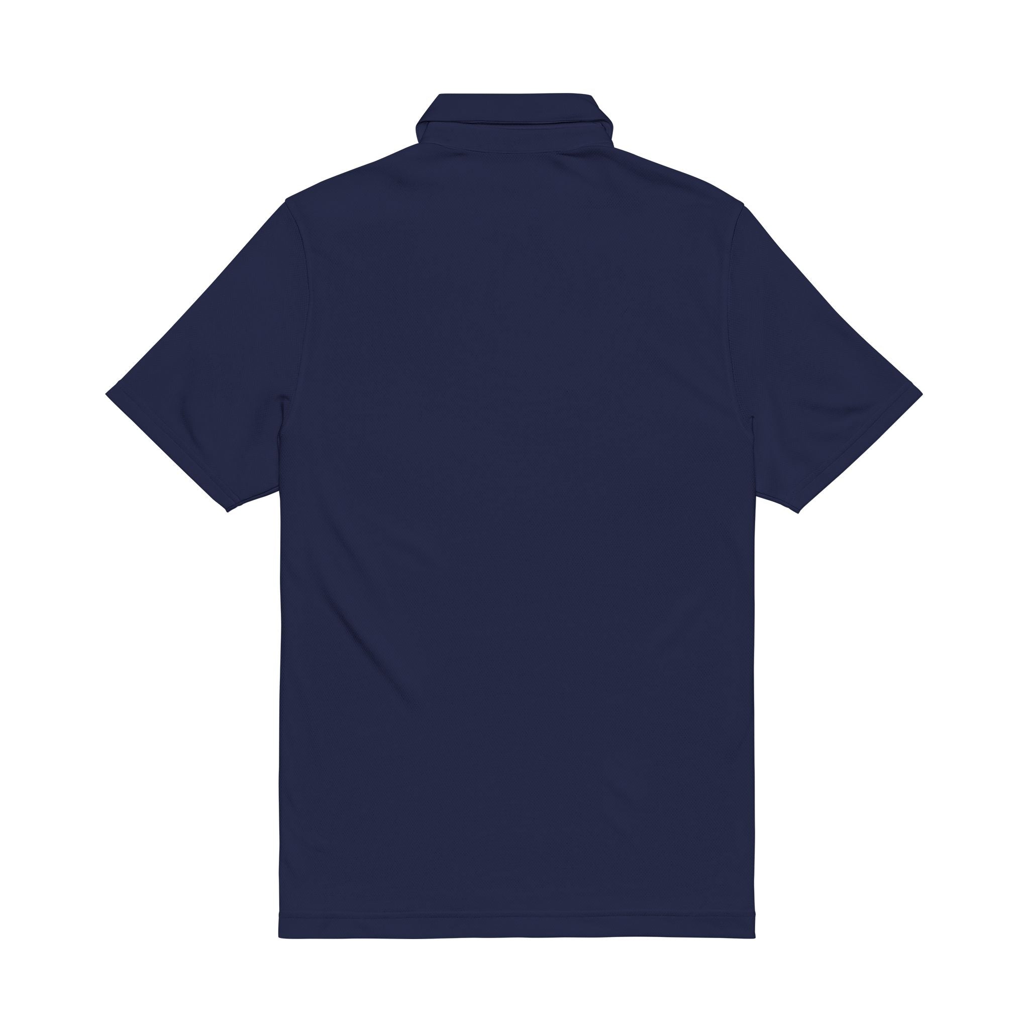 NOBLE Embroidered Floral Crest Polo — Men's Performance Golf Polo