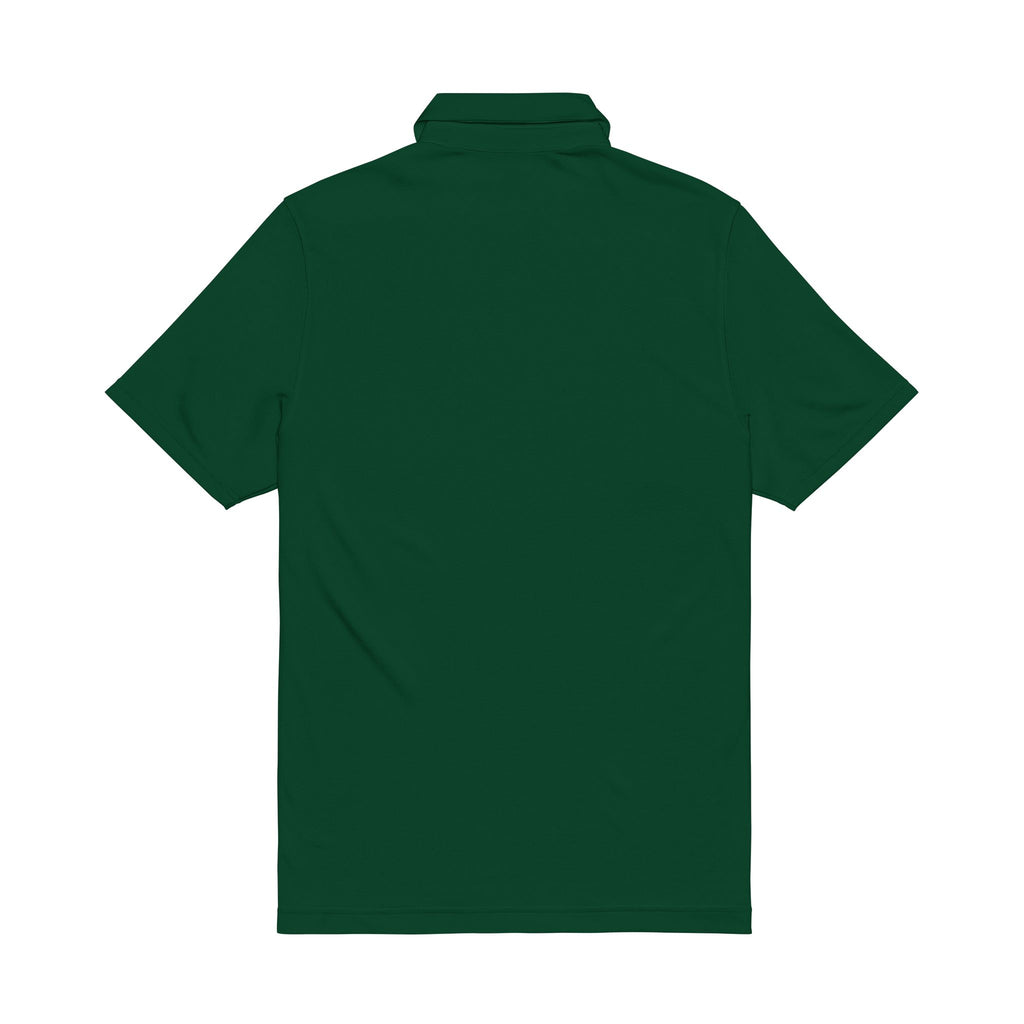 NOBLE Embroidered Floral Crest Polo — Men's Performance Golf Polo
