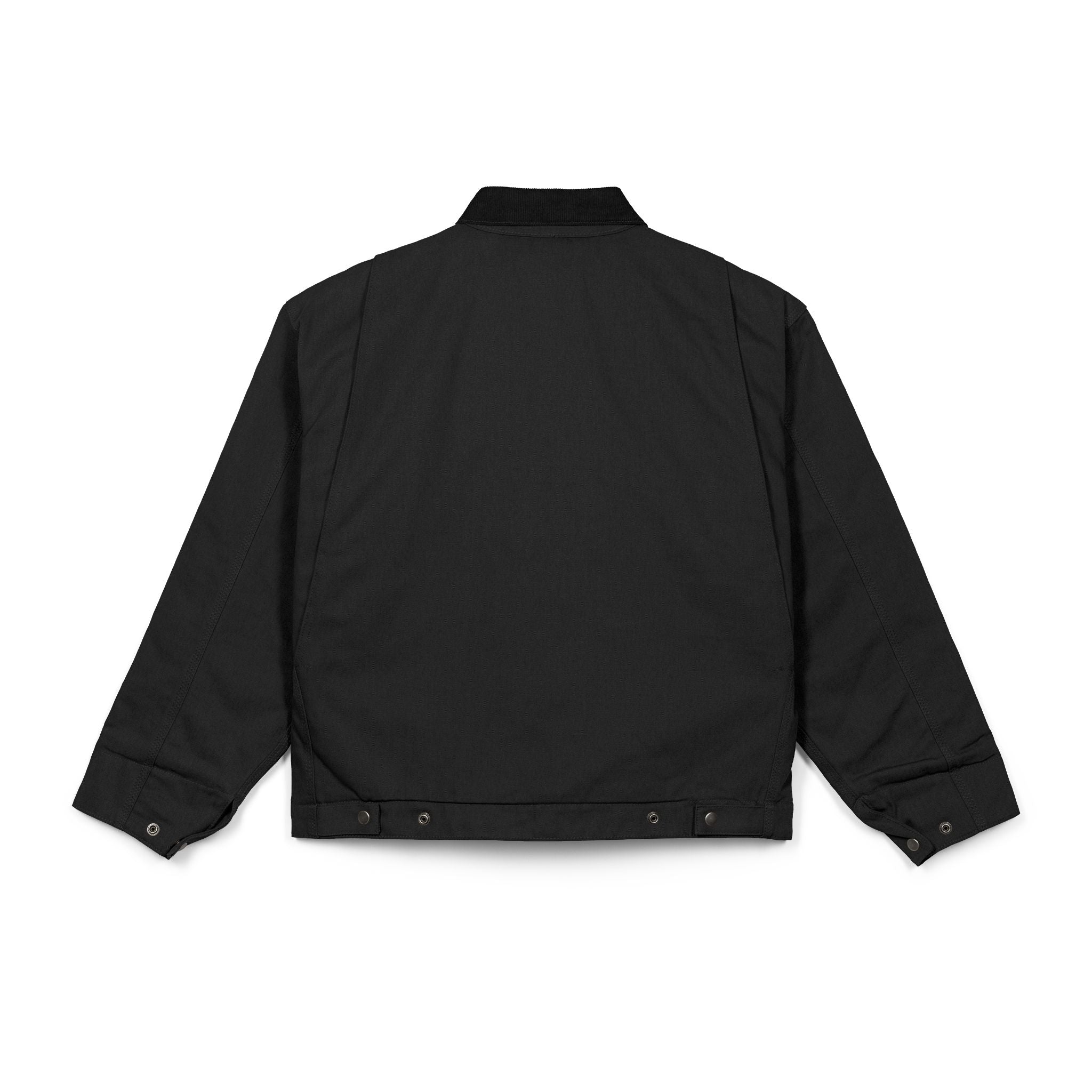 NOBLE Work Jacket with Green Floral Patch — Heavy Duck Cloth Coat