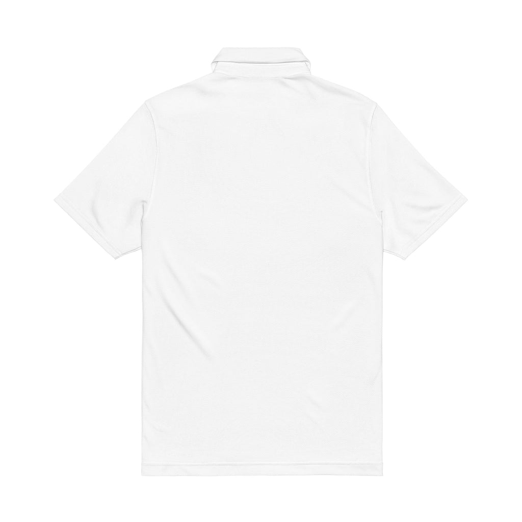 NOBLE Embroidered Floral Crest Polo — Men's Performance Golf Polo