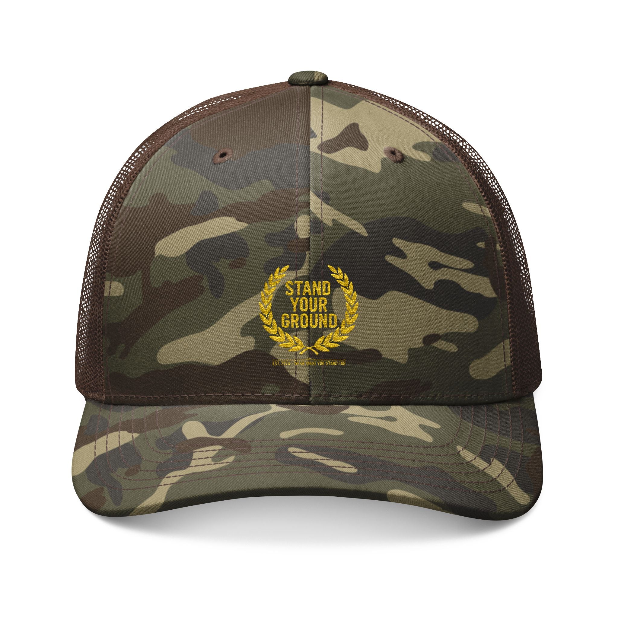 NOBLE Premium Camouflage Trucker Cap — Stand Your Ground