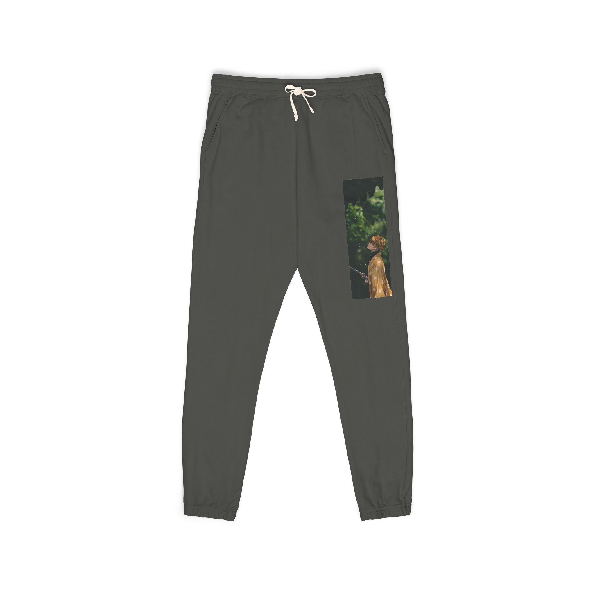 NOBLE Forest Muse Sweatpants — Vintage Nature Graphic Fleece Joggers