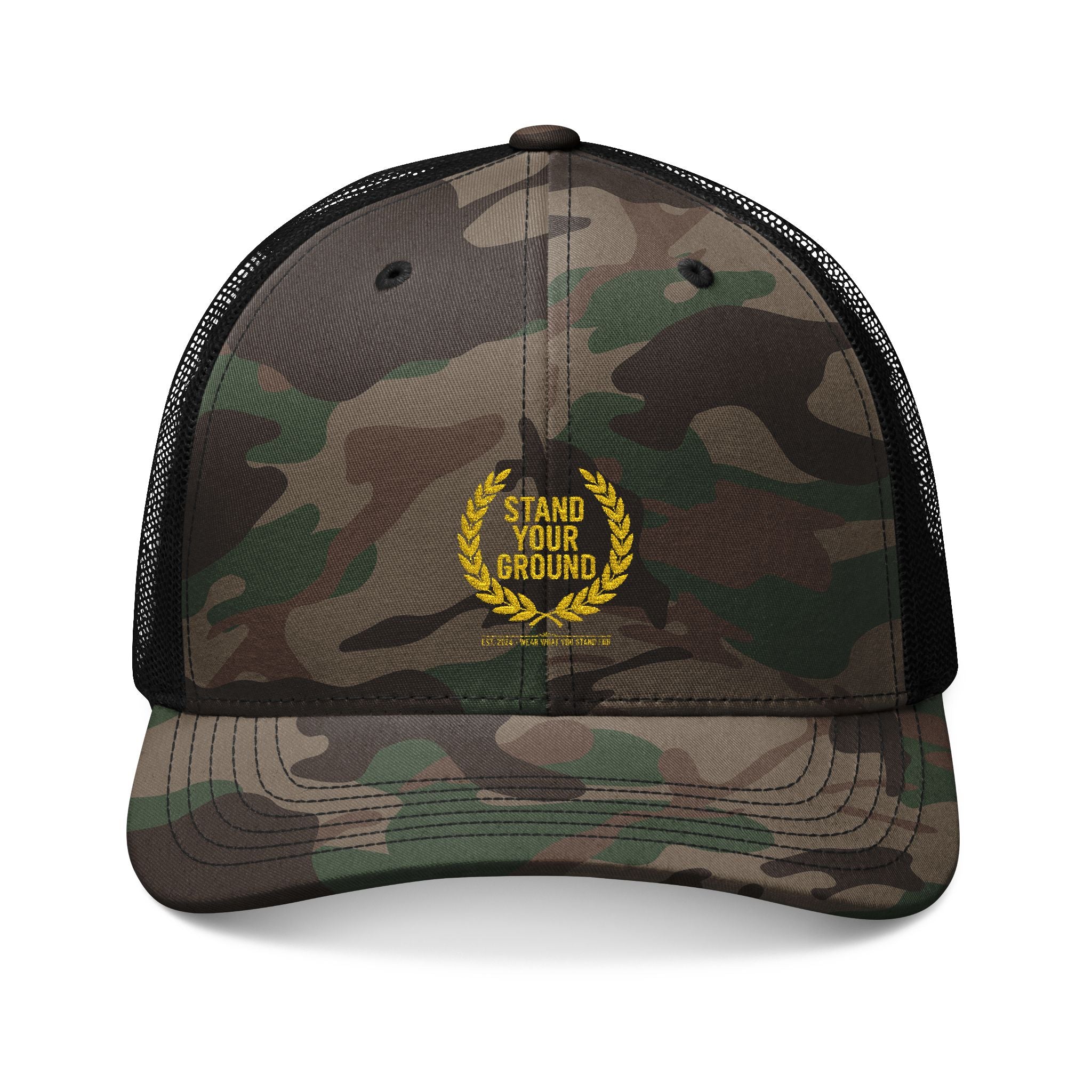 NOBLE Premium Camouflage Trucker Cap — Stand Your Ground