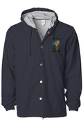 Noble Stores Premium Water-Resistant Hooded Windbreaker