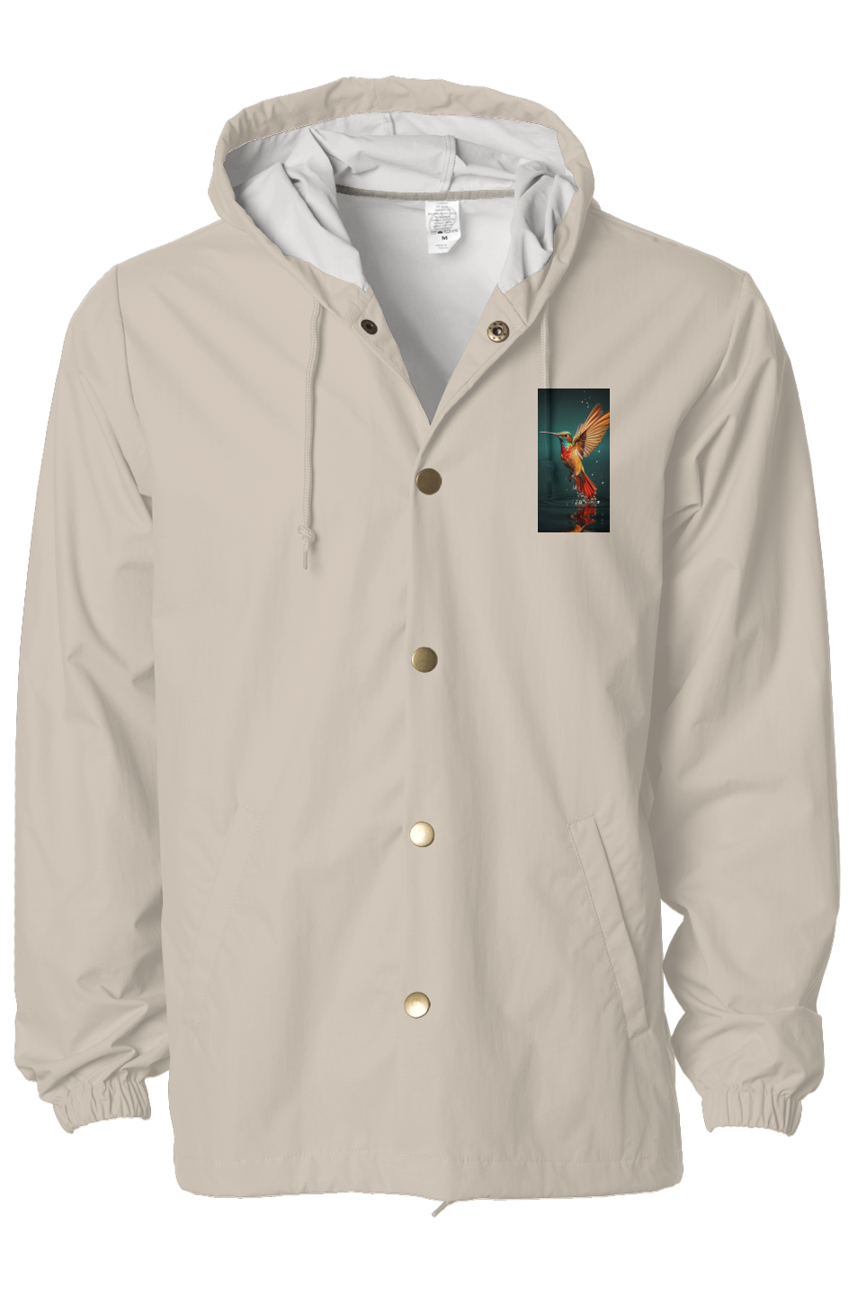 Noble Stores Premium Water-Resistant Hooded Windbreaker
