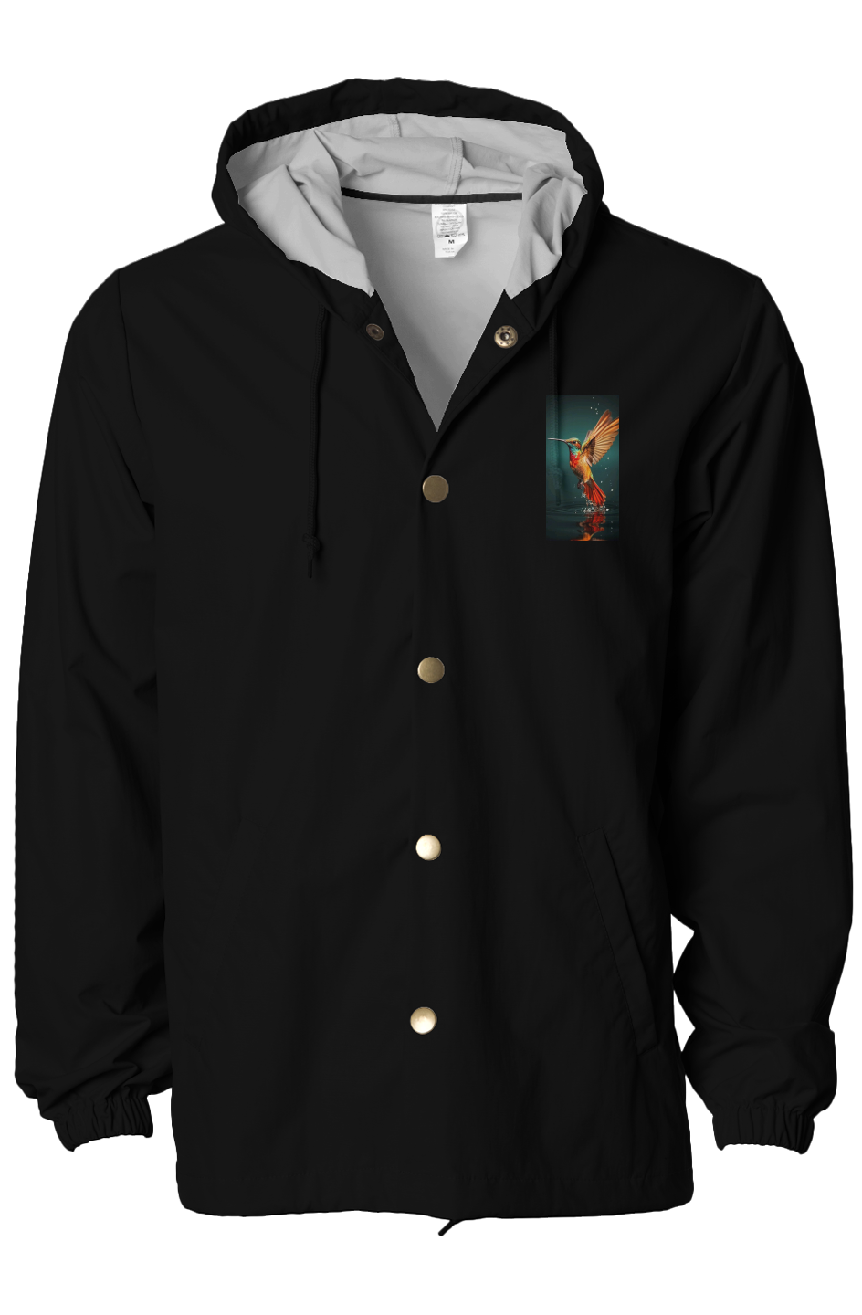 Noble Stores Premium Water-Resistant Hooded Windbreaker