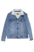 Noble Unisex Sherpa Lined Denim Jacket