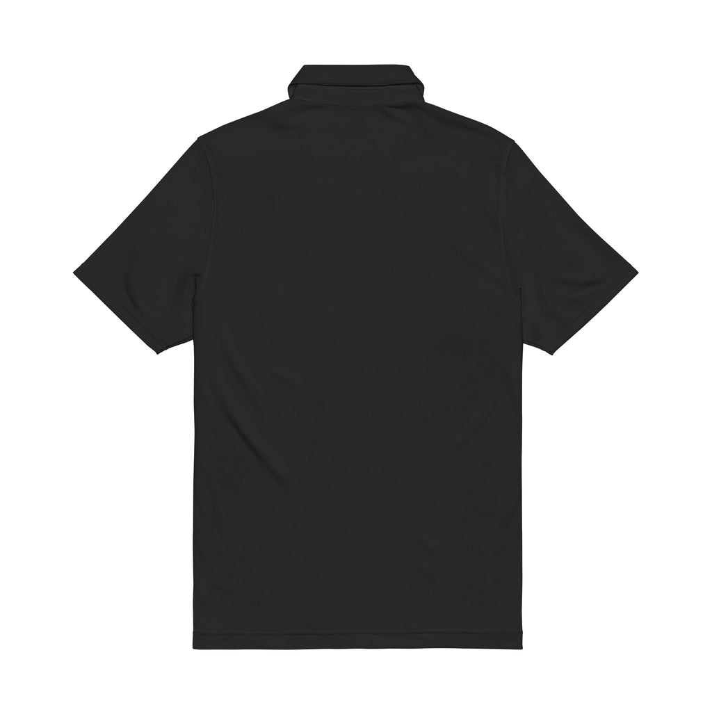 NOBLE Embroidered Floral Crest Polo — Men's Performance Golf Polo