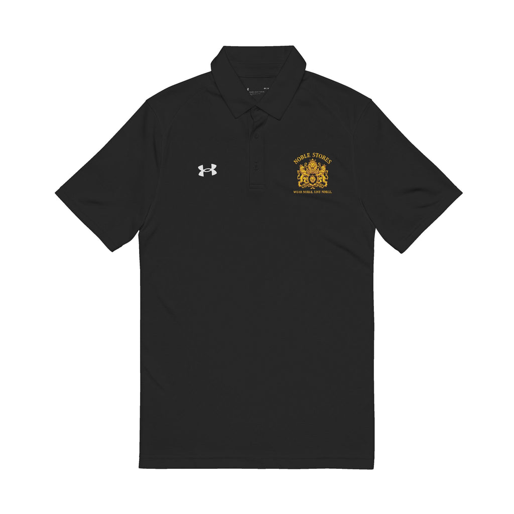 NOBLE Embroidered Floral Crest Polo — Men's Performance Golf Polo