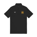 NOBLE Embroidered Floral Crest Polo — Men's Performance Golf Polo