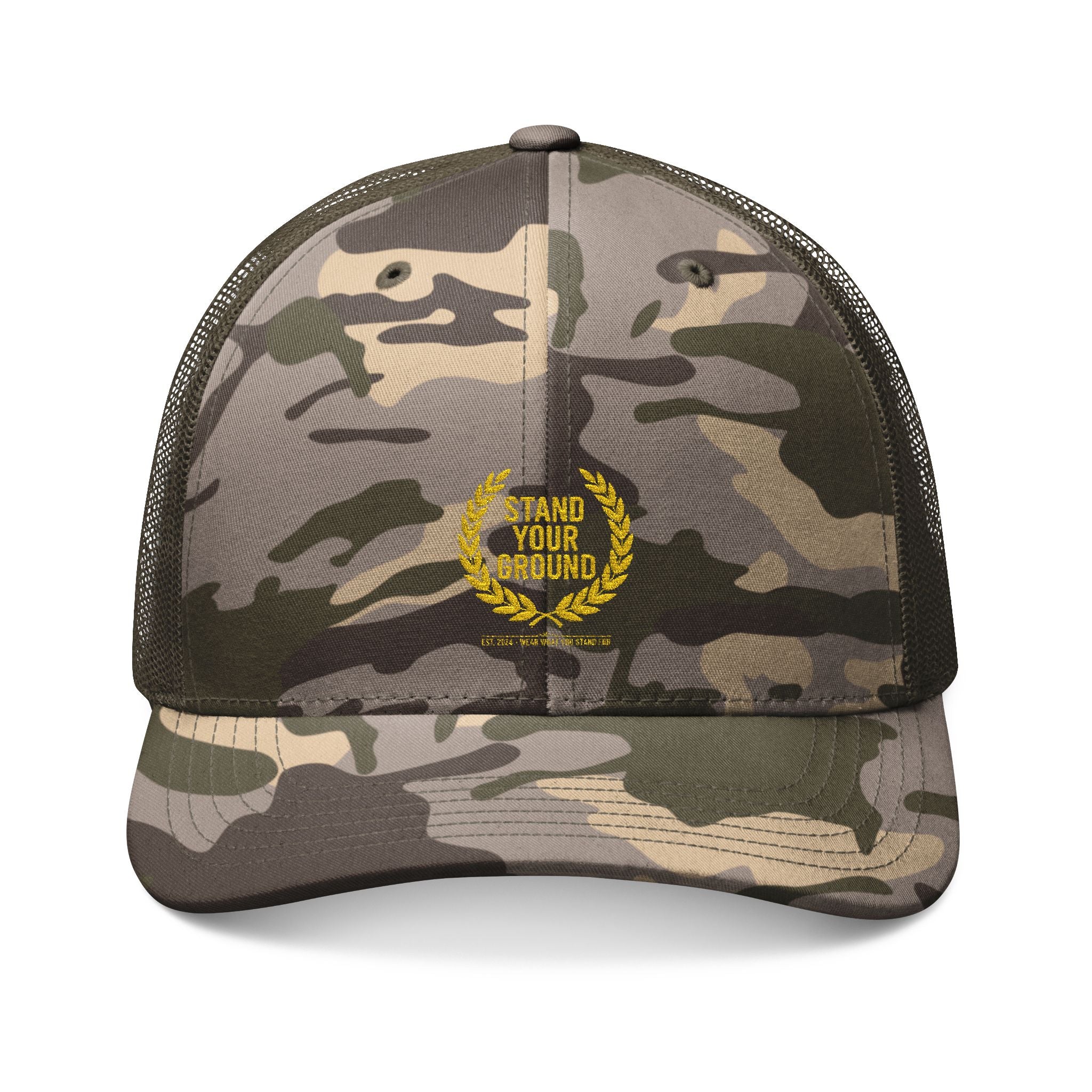 NOBLE Premium Camouflage Trucker Cap — Stand Your Ground