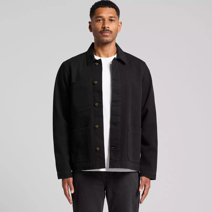 NOBLE Premium Canvas Chore Jacket — Unisex Streetwear Outerwear