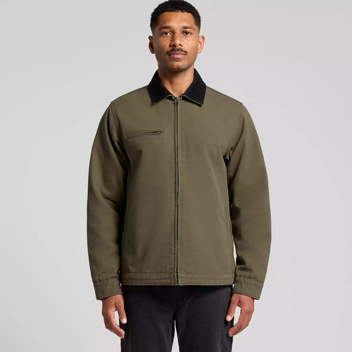 NOBLE Canvas Cord Collar Jacket — Premium Unisex Outerwear