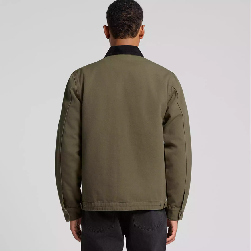 NOBLE Canvas Cord Collar Jacket — Premium Unisex Outerwear