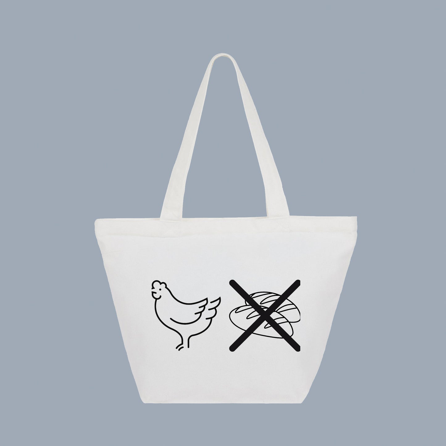 Chicken not bread Tote Bag