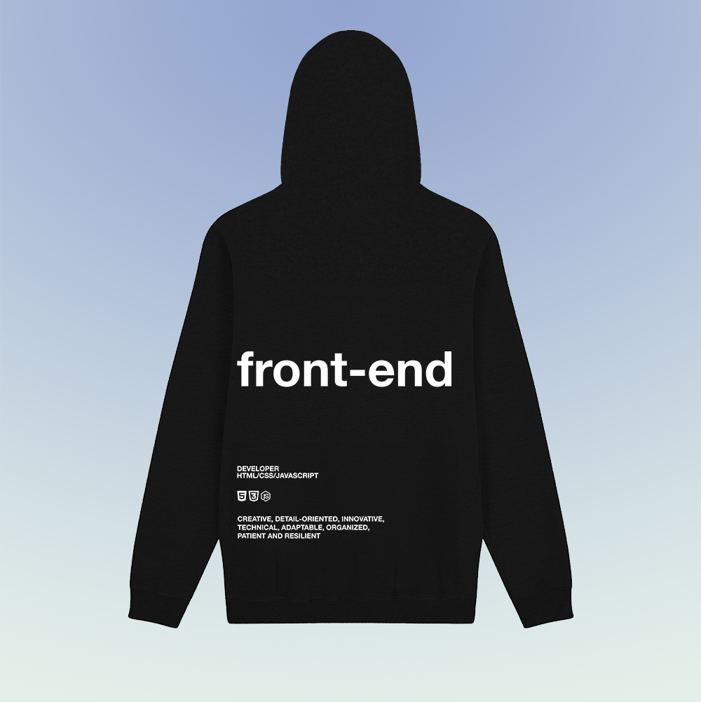 Front-end developer hoodie