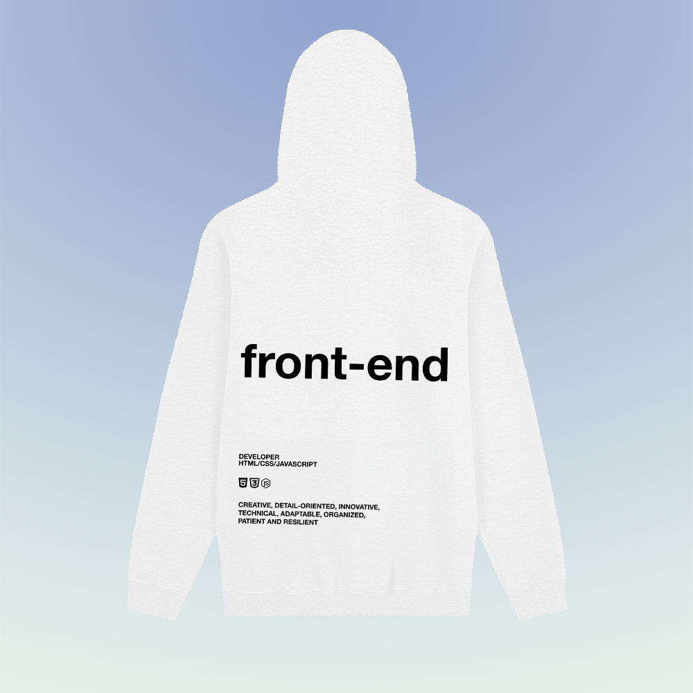 Front-end developer hoodie